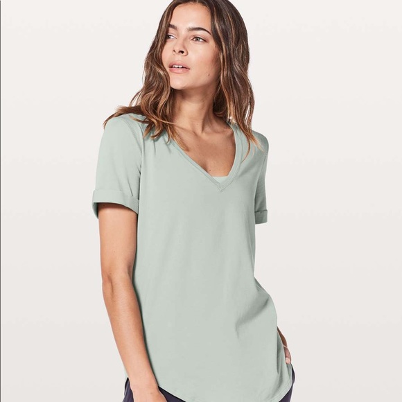lululemon athletica Tops - Lululemon misty moss love tee
